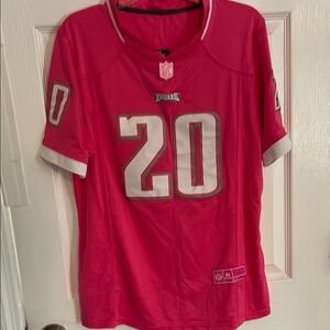 Nike Pink NFL Jersey with Number 20
